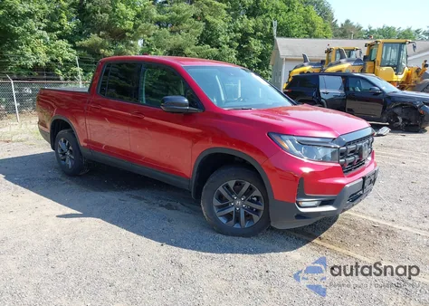 2025 Honda Ridgeline Sport from USA, damaged, VIN 5FPYK3F18SB007238